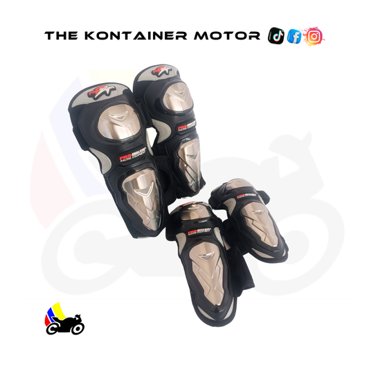 RODILLERAS+CODERAS PRO-BIKER METAL DIMO