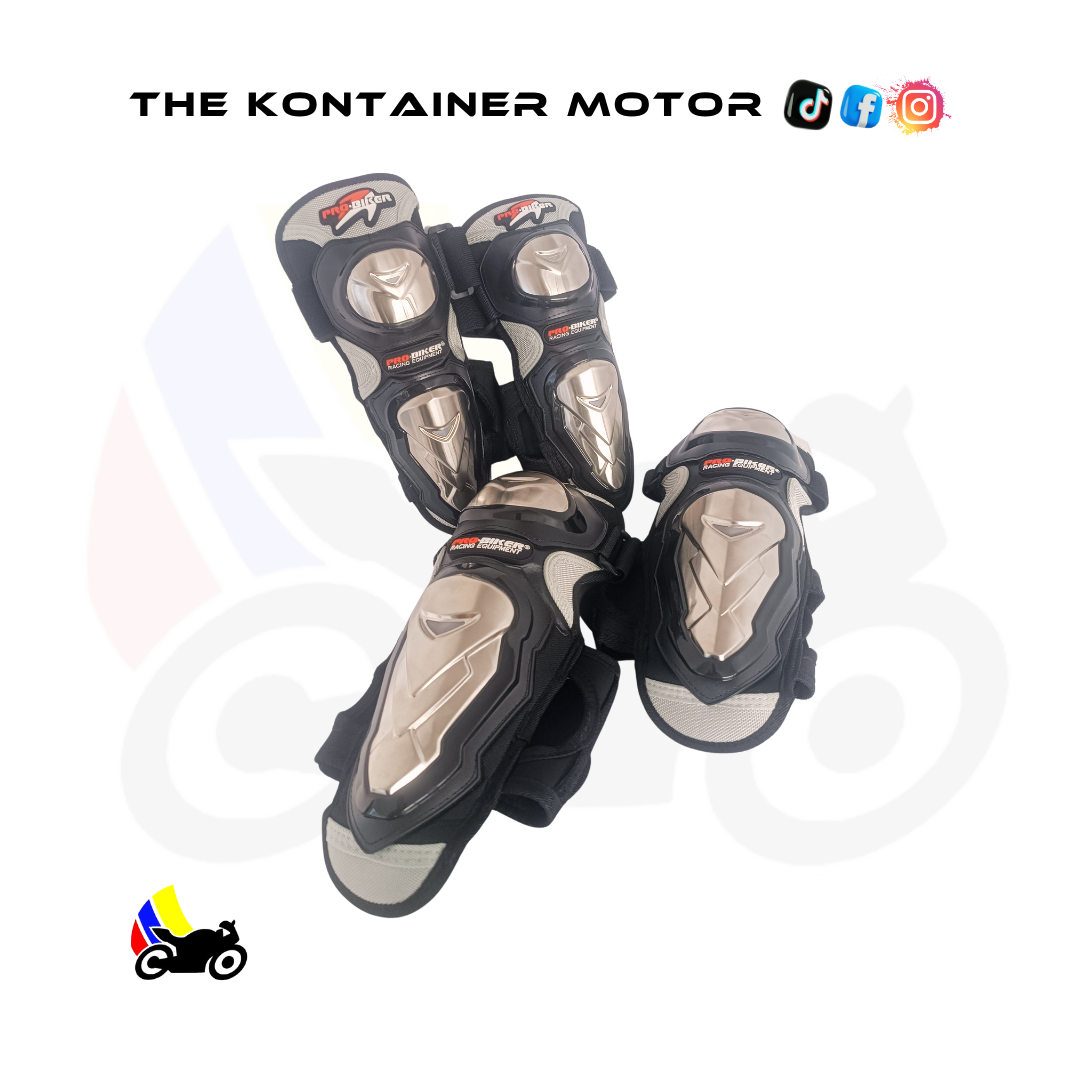 RODILLERAS+CODERAS PRO-BIKER METAL DIMO