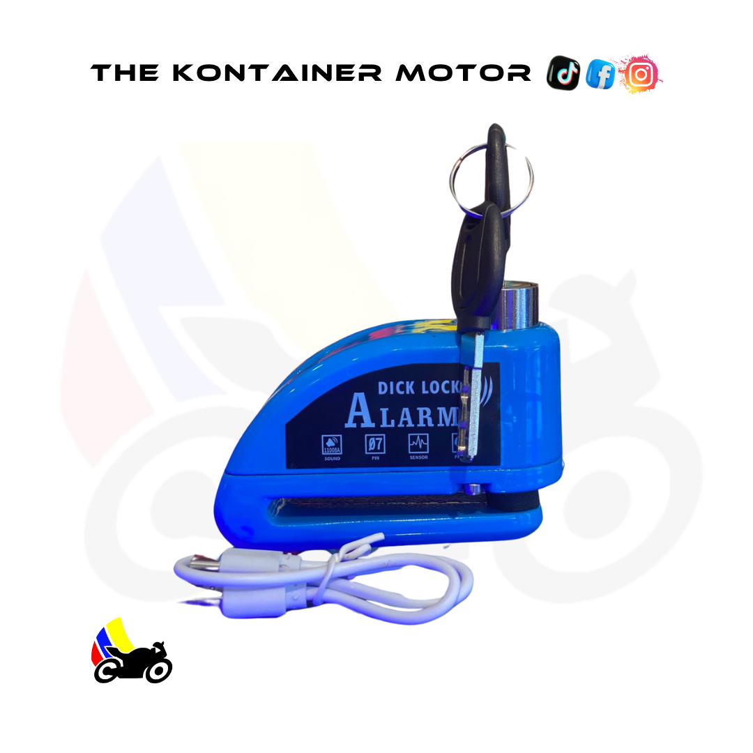 Candado Para Moto Freno De Disco + Alarma Bloqueo Antirrobo-USB