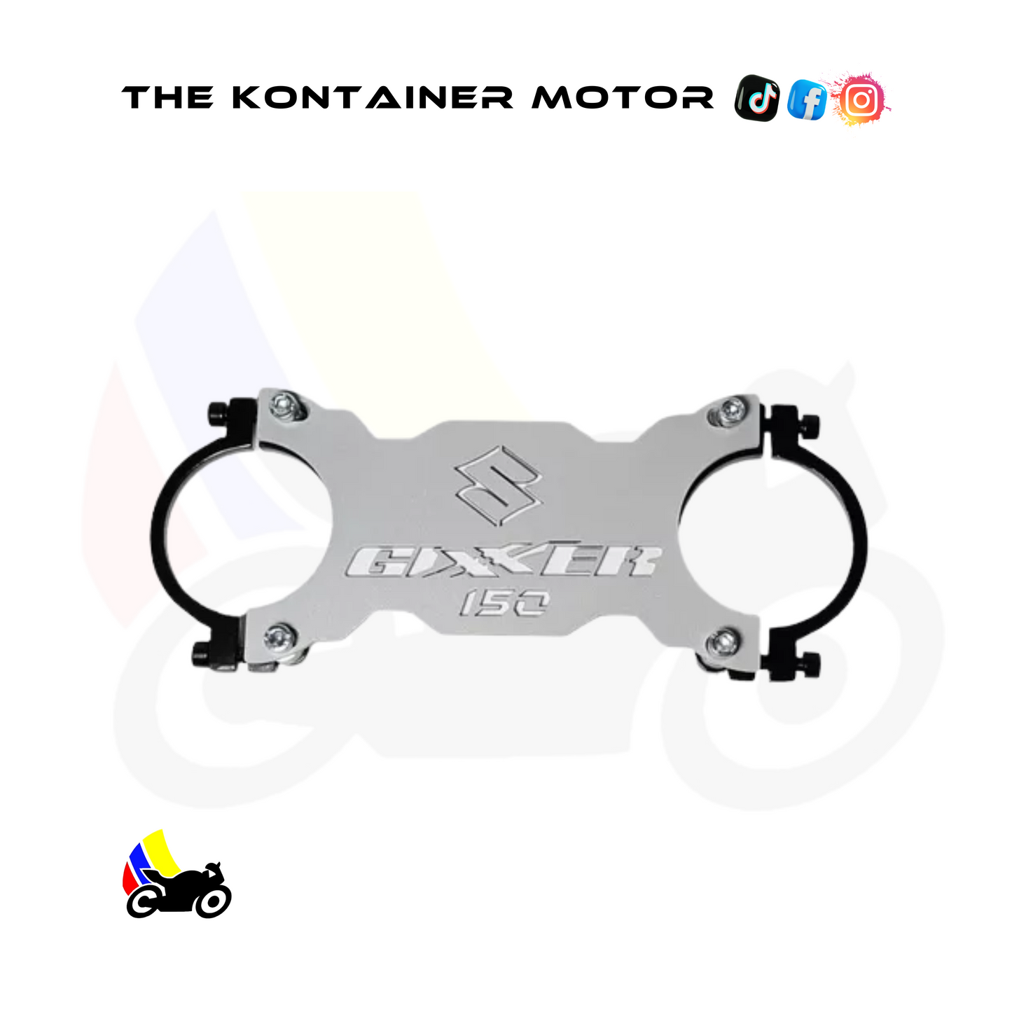 Estabilizador de Barras Plateado para Suzuki Gixxer 🏍️✨