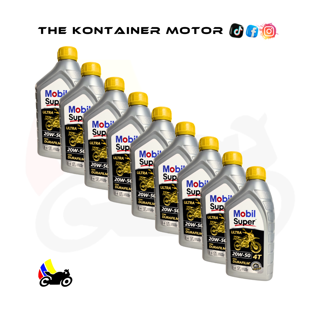 Aceite Mobil Super 20W-50 con tecnología DuraFilm