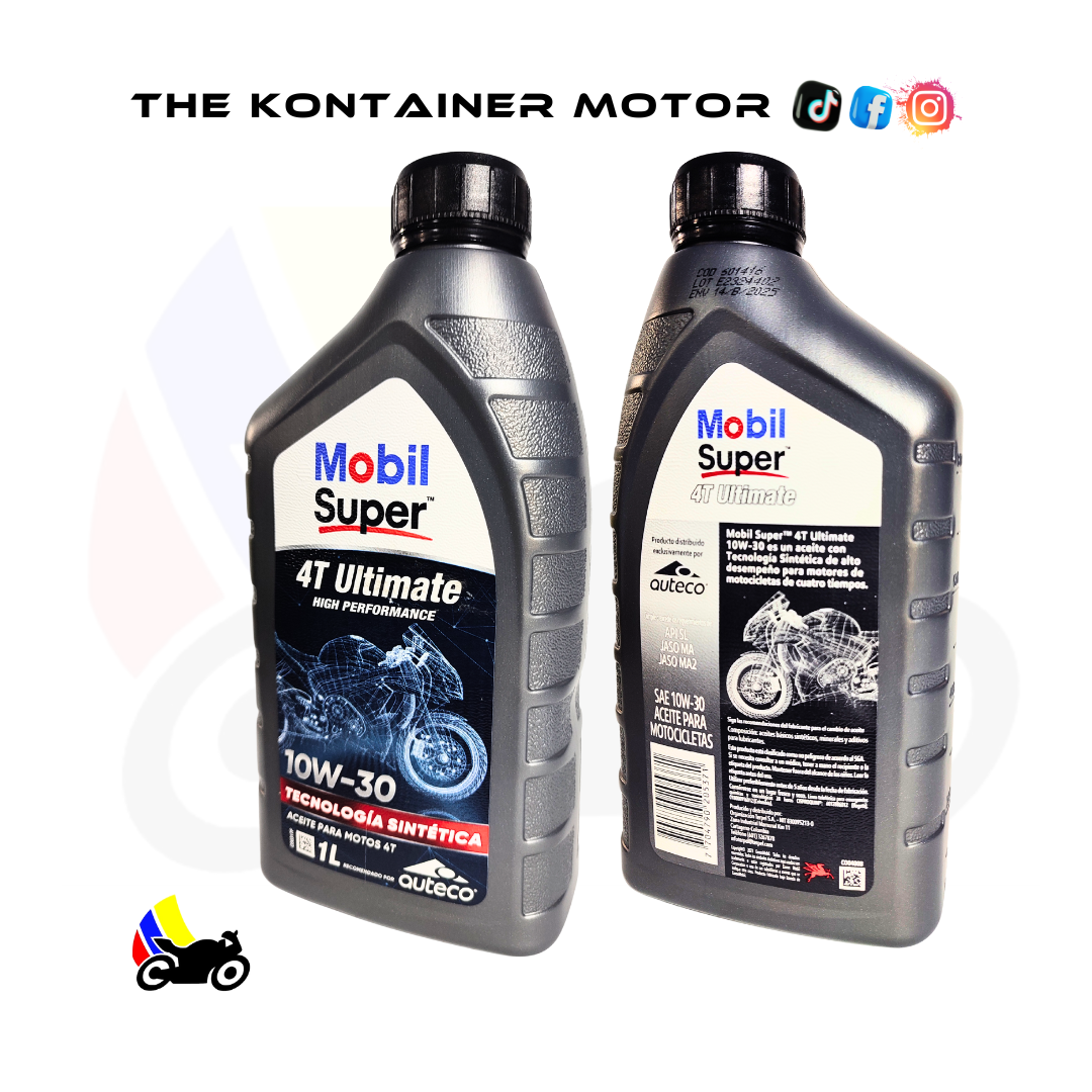 Aceite Mobil Super 4T Ultimate 10W-30