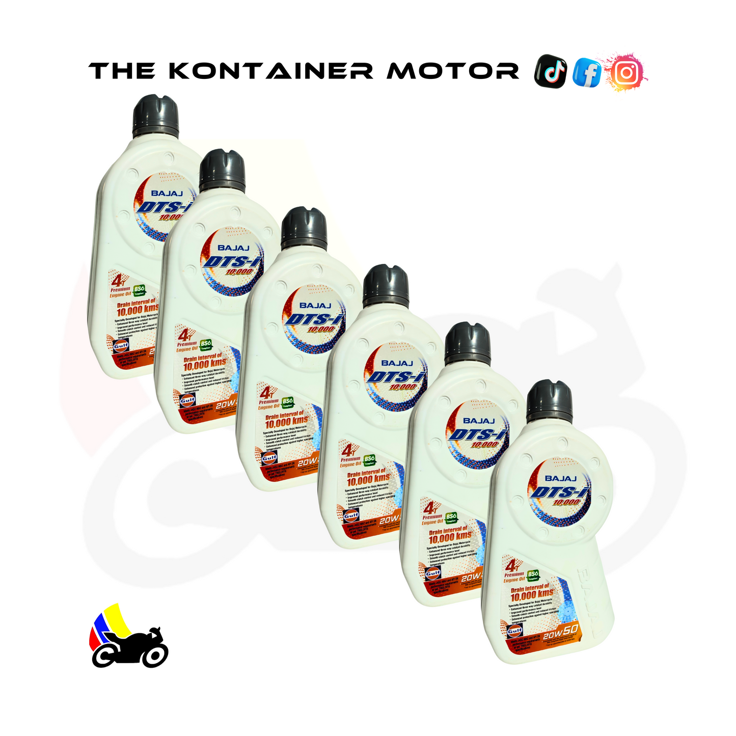 Aceite Bajaj 1.5 DTS.i 20W50 - 10.000 km