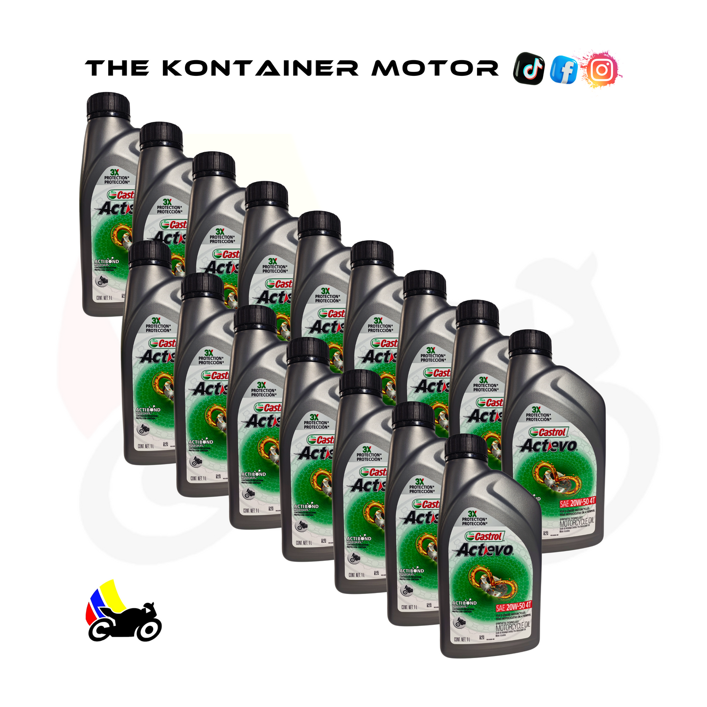 Aceite Actevo Castrol 20W-50