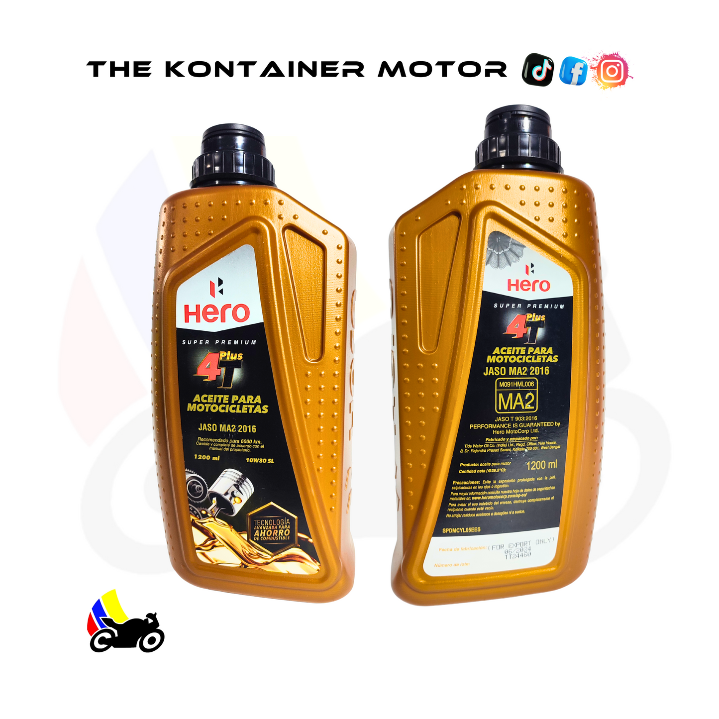 Aceite Hero Super Premium 10W-30 SL