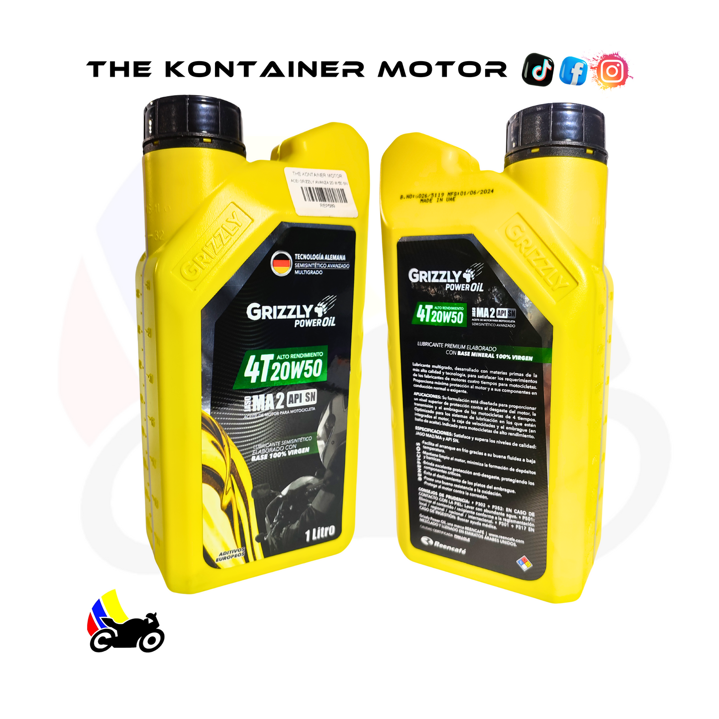 Aceite Grizzly 20W-50 V