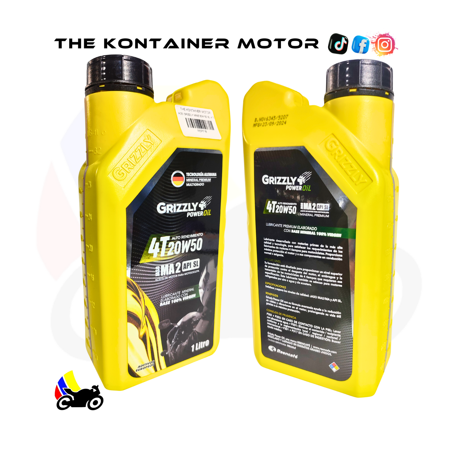 Aceite Grizzly 20W-50 D