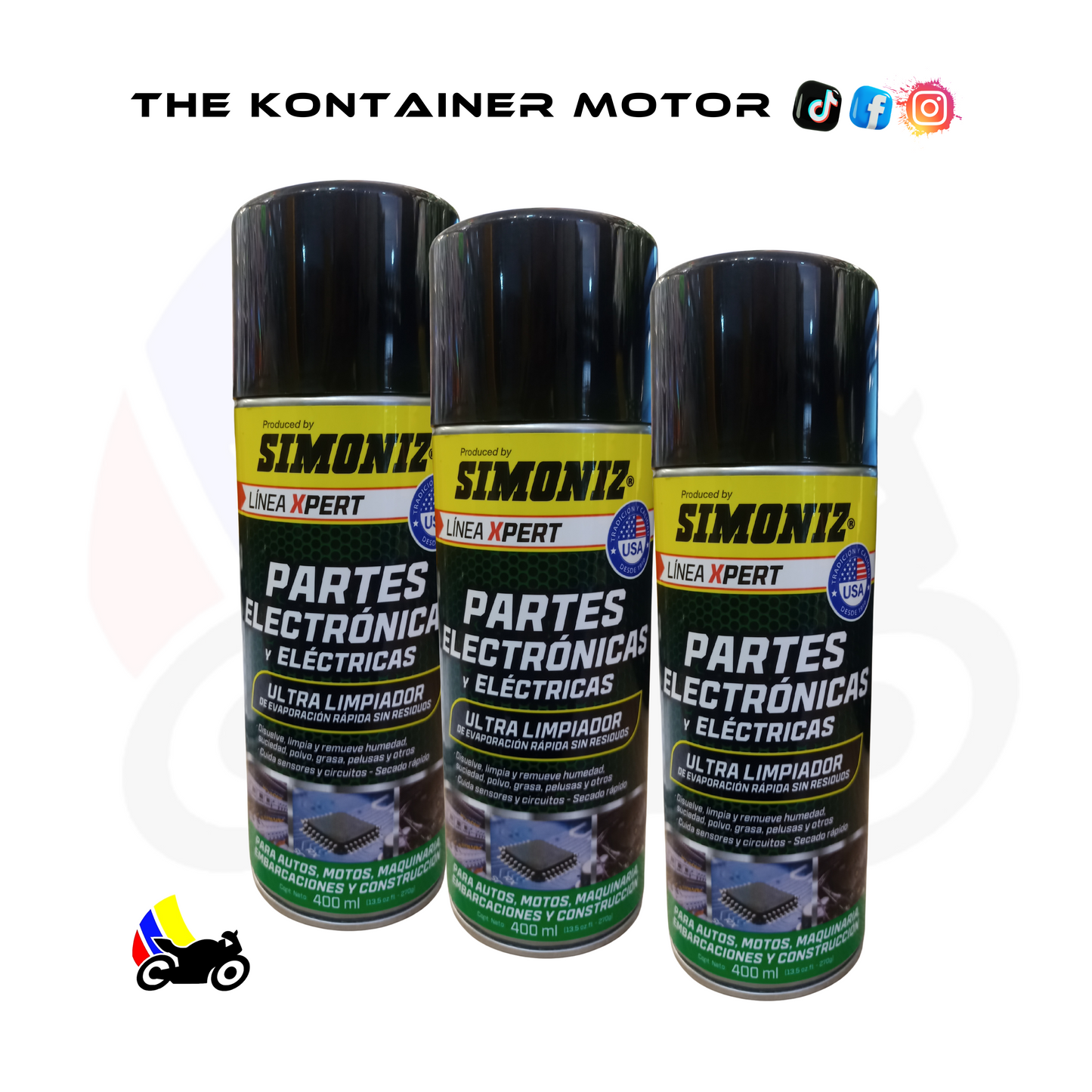 Limpiador Electrónico 400 ml Simoniz Contactos