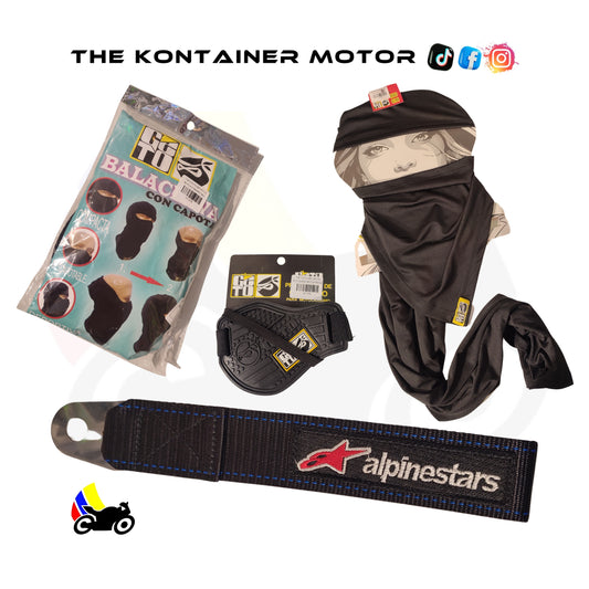 Combo + Correa negra Alpinestars
