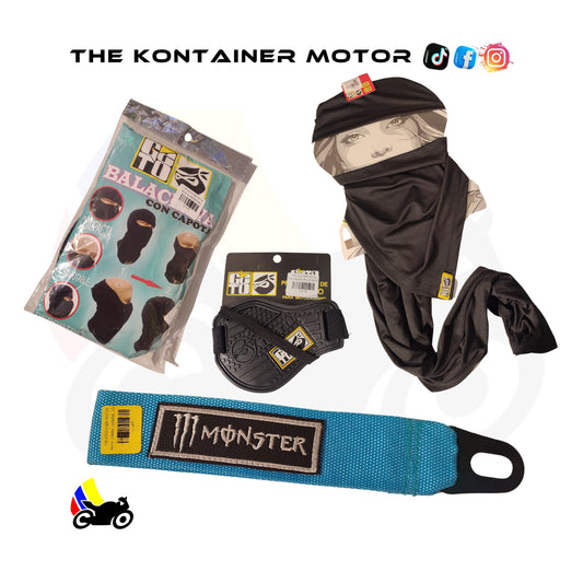 Combo + Correa azul monsters