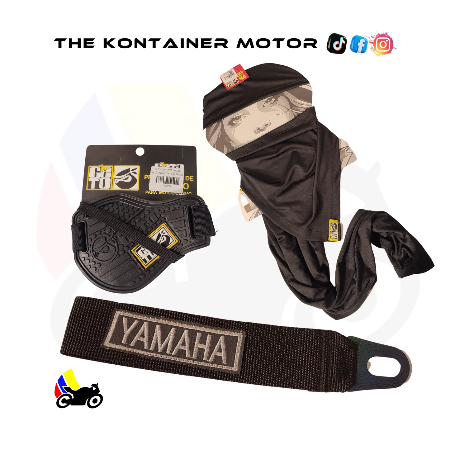 Combo + Correa negra Yamaha