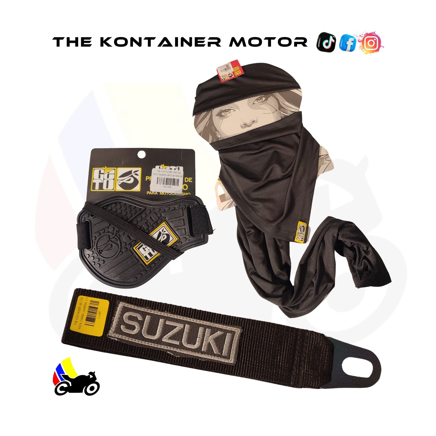 Combo + Correa negra Suzuki