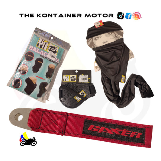 Combo + Correa roja Gixxer