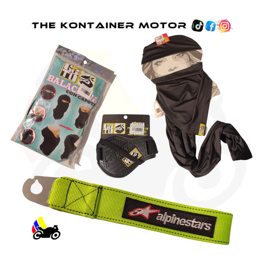 Combo + Correa verde alpinestars