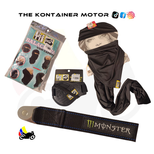 Combo + Correa negra monsters
