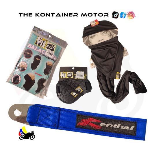 Combo + Correa azul renthal