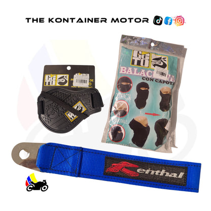 Combo + Correa azul renthal