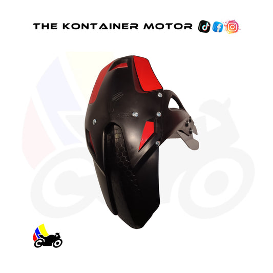Guardabarro universal rojo