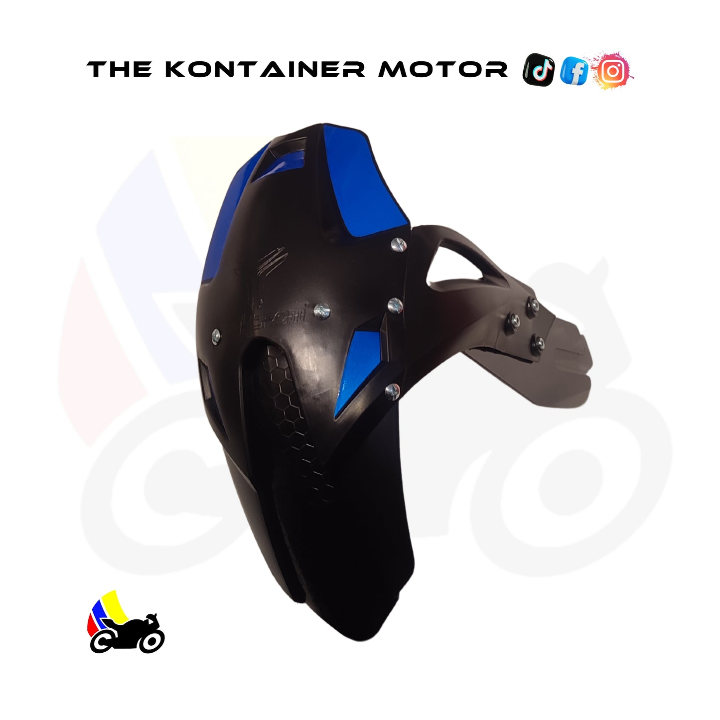 Guardabarro universal azul