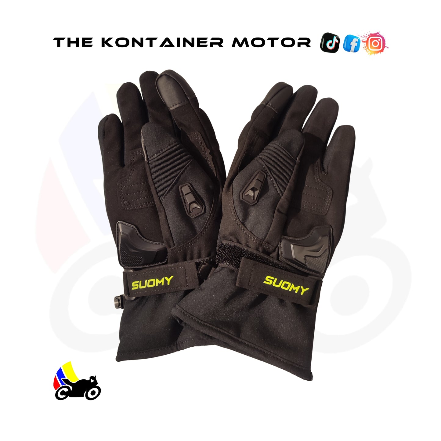 Guante Suomy impermeable verde