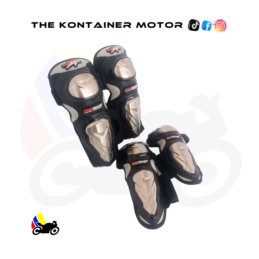 RODILLERAS+CODERAS PRO-BIKER METAL DIMO