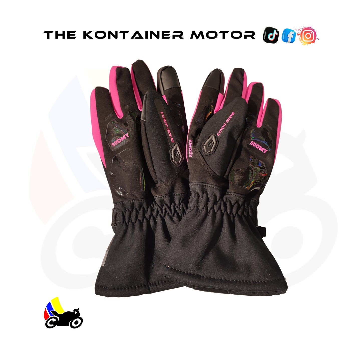 Guante Suomy 205 rosado