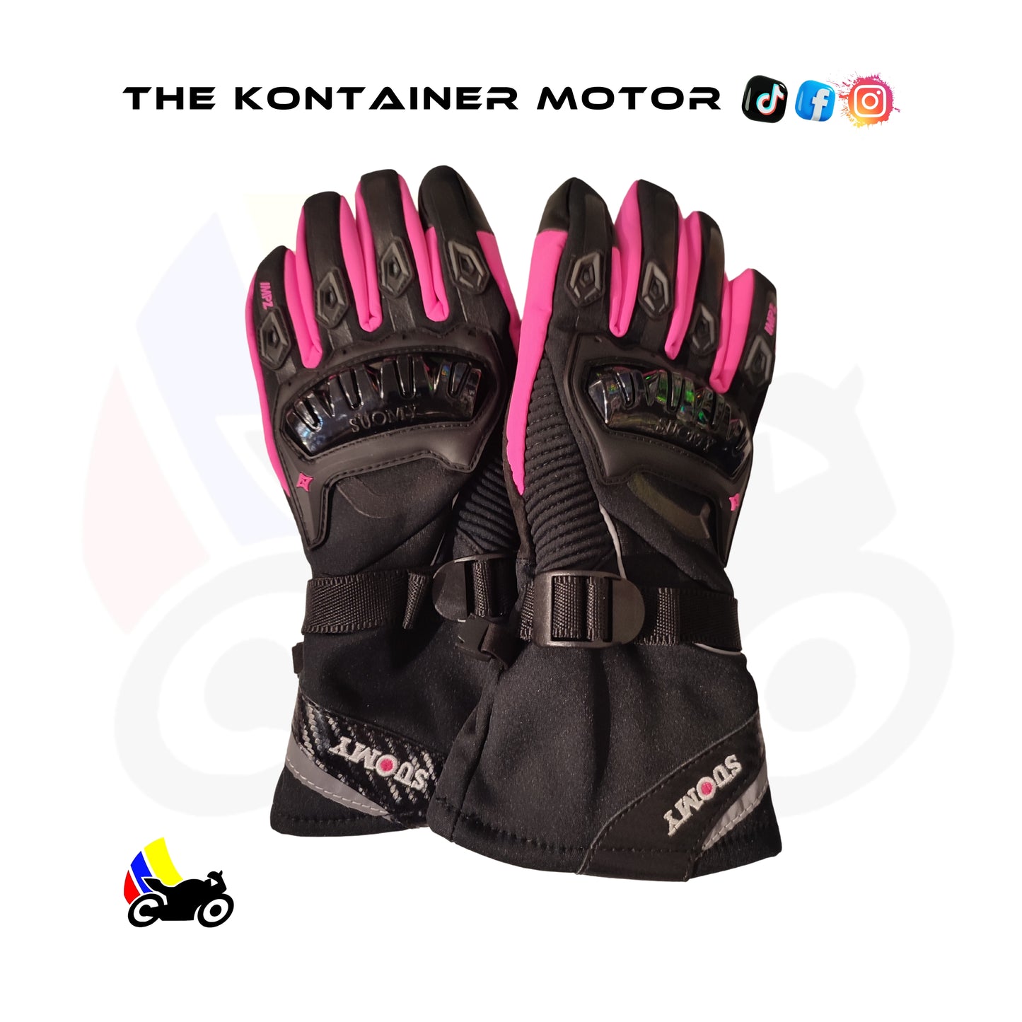 Guante Suomy 205 rosado