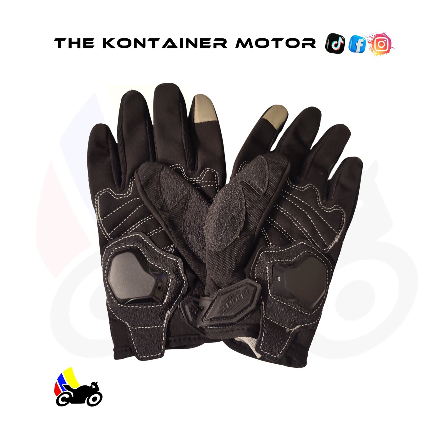 Guante suomy impermeable negro