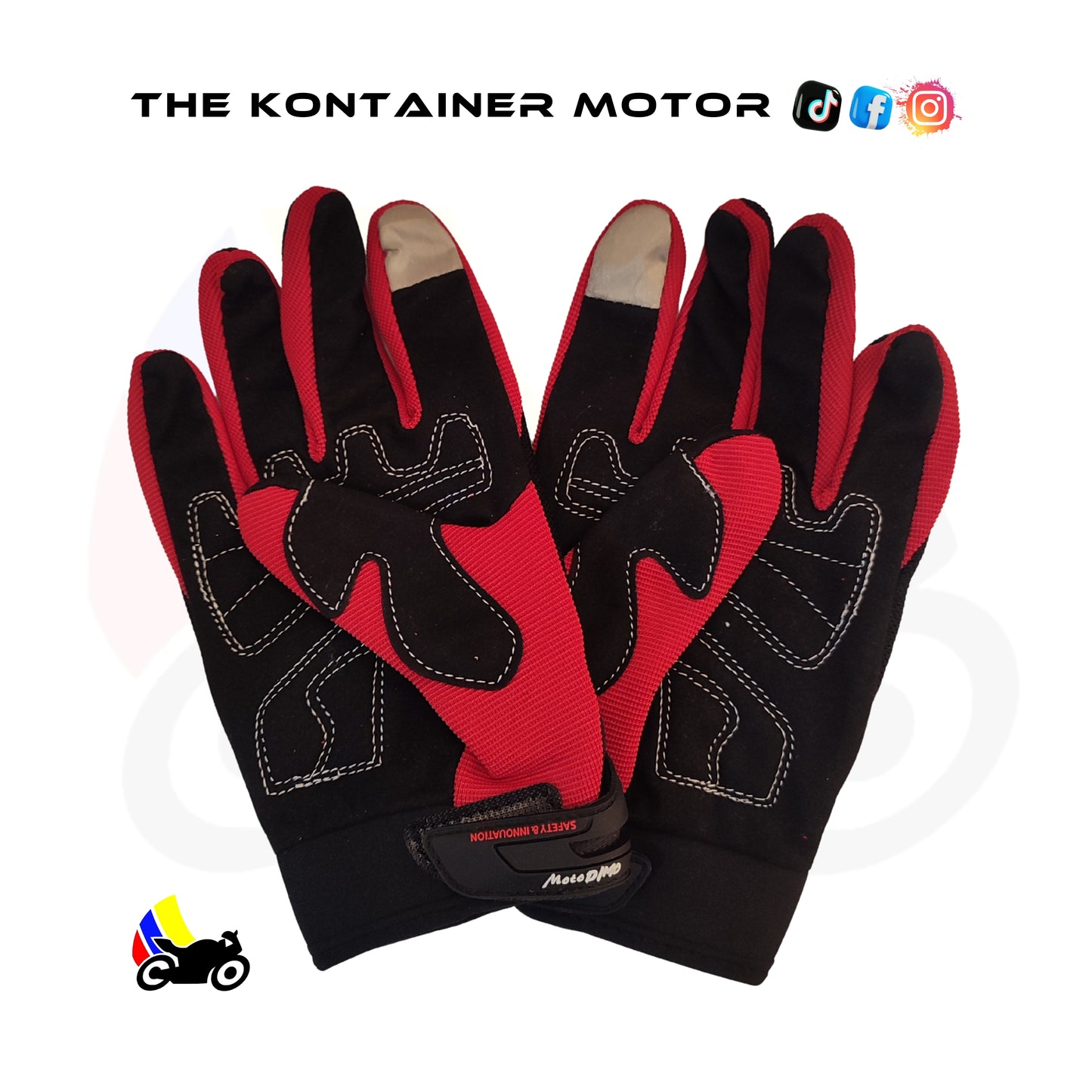 Guante dimo ST09 rojo