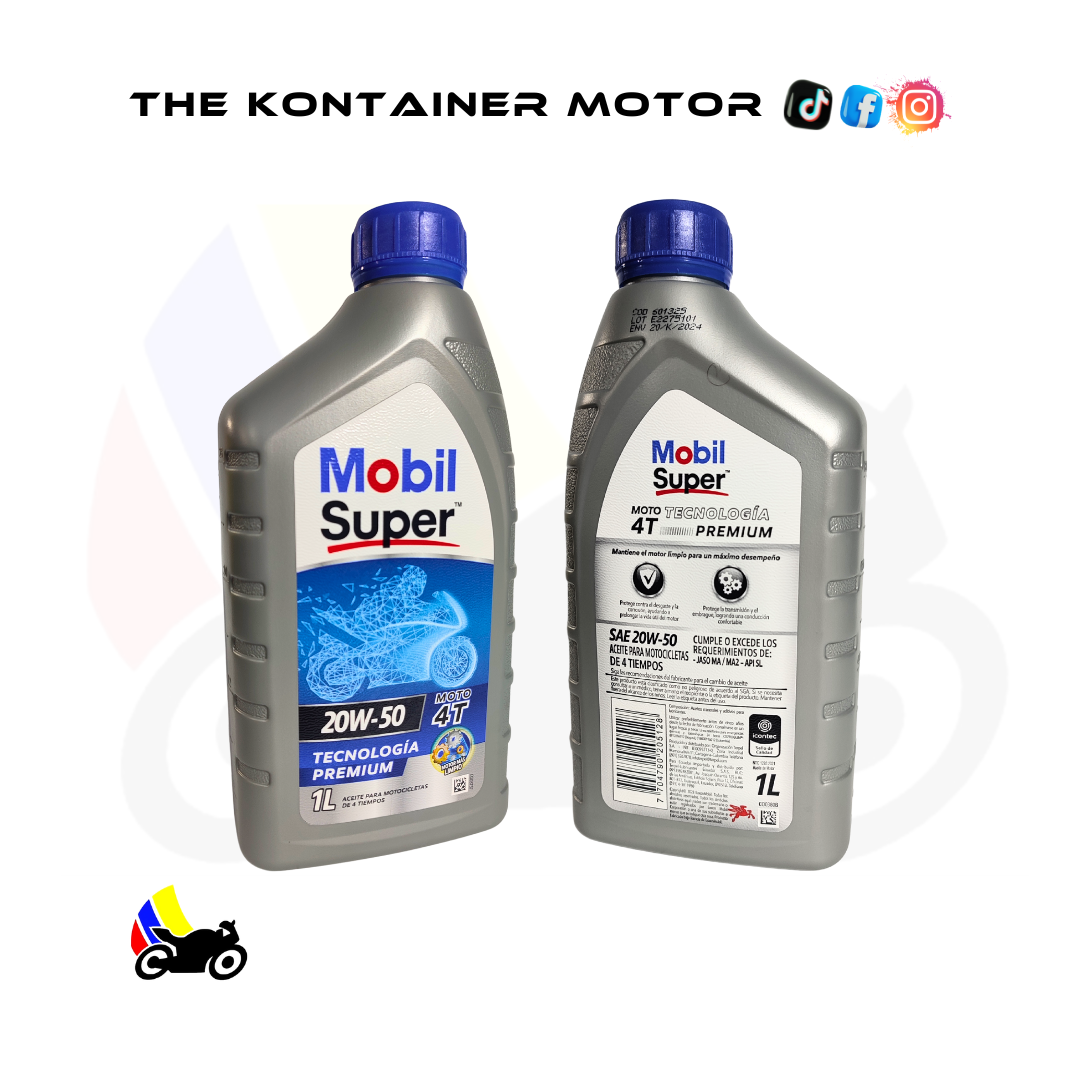 Aceite Mobil Super 20W-50 Premium