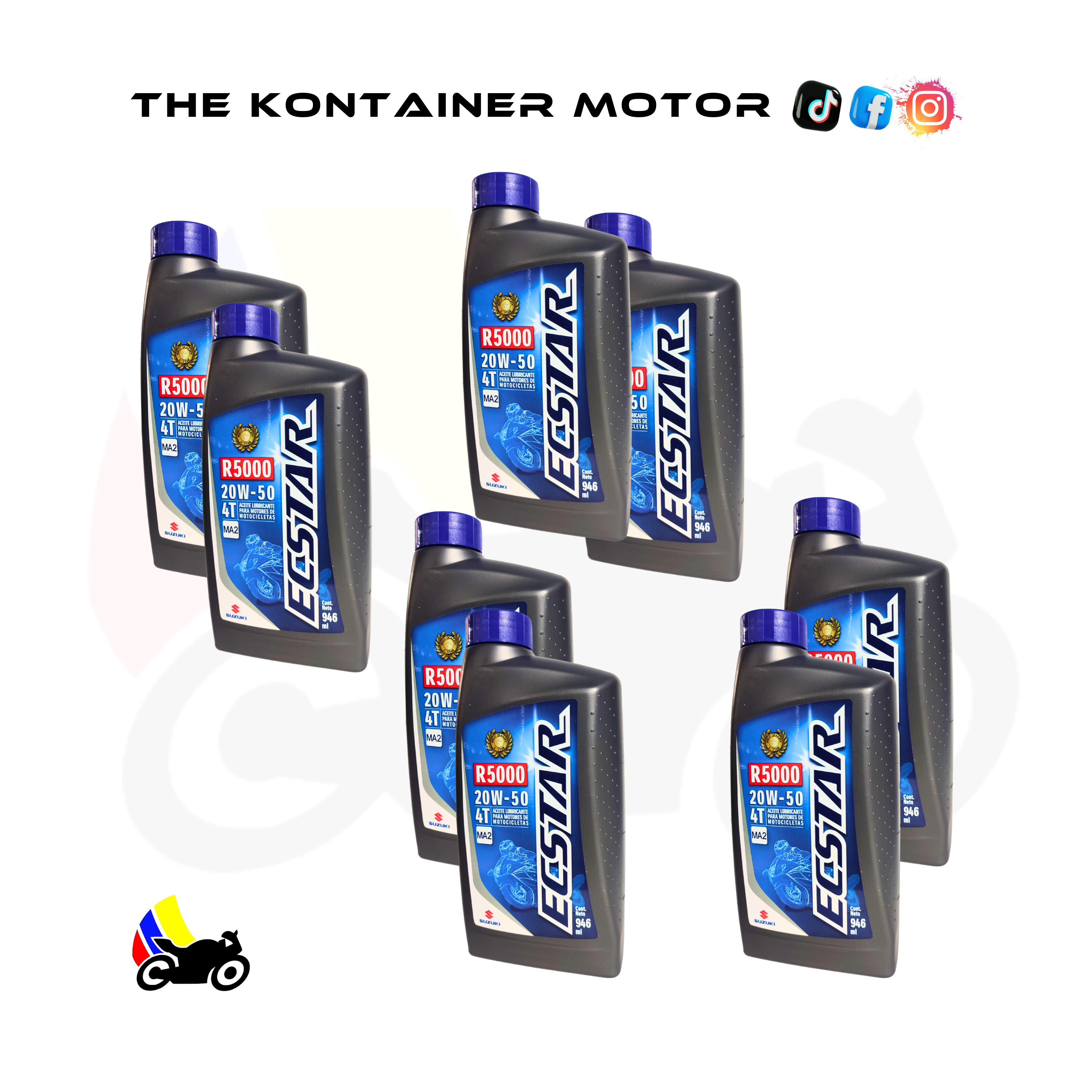 Arca R5000 Aceite Ecstar 20W-50 R5000 – The Kontainer Motor