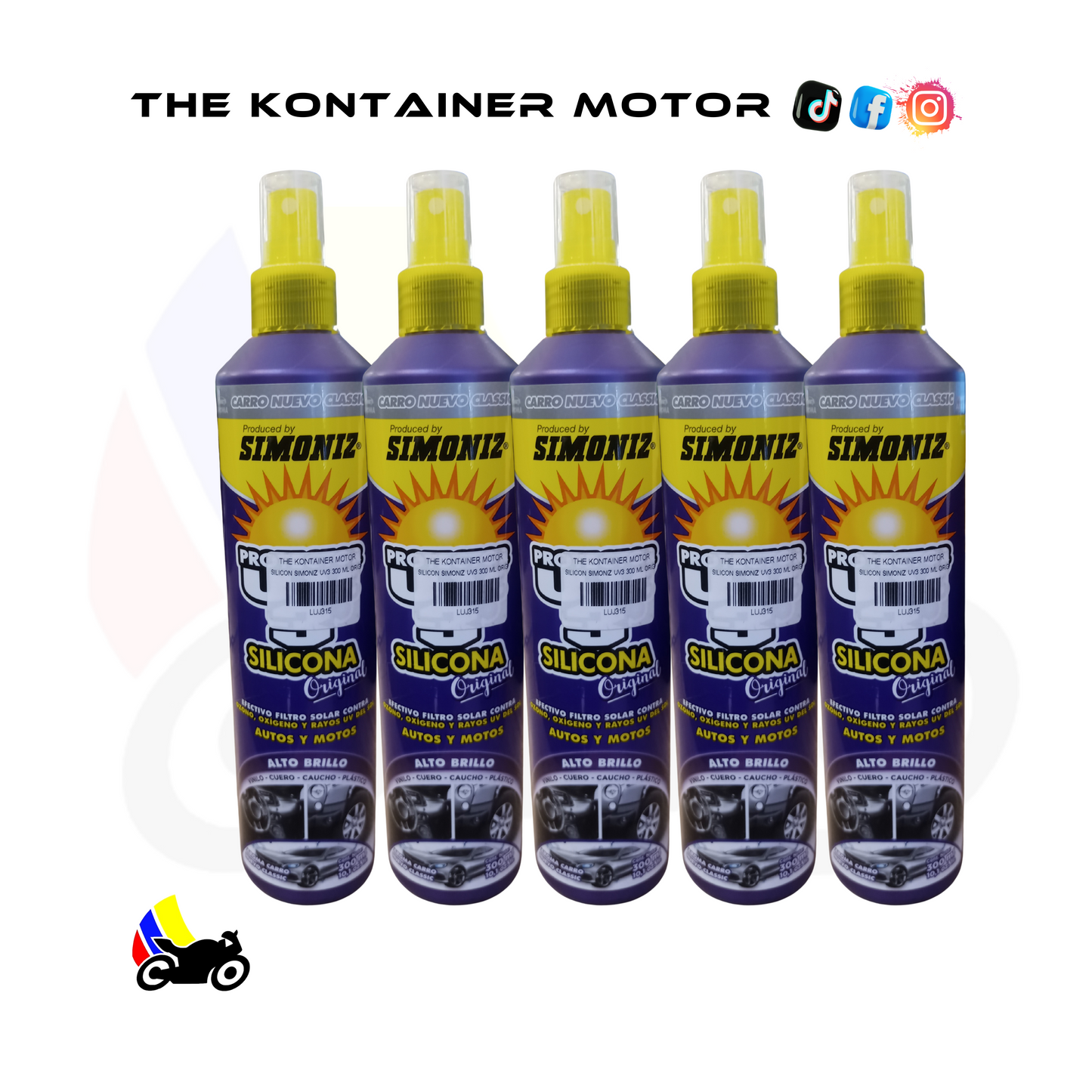 Silicona Simoniz UV3 300 ml Original FRESA