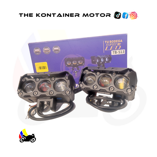 Exploradora LED de 3 Lentes Motoled