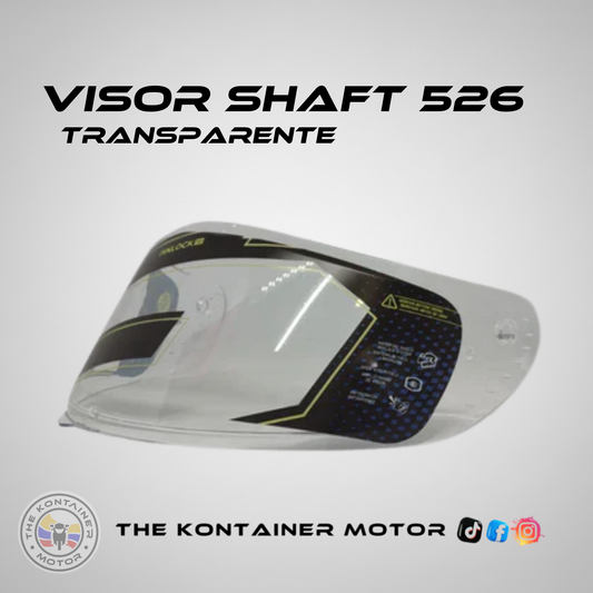 VISOR SHAFT 526 TRANSPARENTE